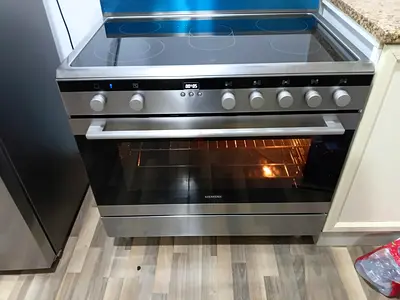 Latest update Siemens HK9K9V850M iQ700 Free-Standing Electric Range Cooker,