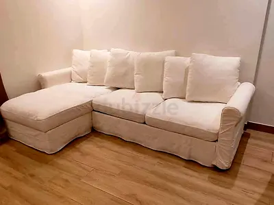 Pull out Ikea L Shape sofa bed with mattress