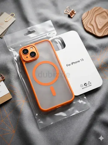 Orange MagSafe Case for iPhone 13