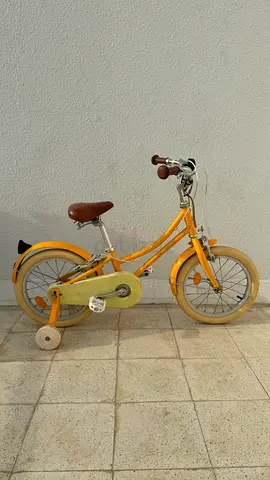 Vintage Yellow Kids Bicycle