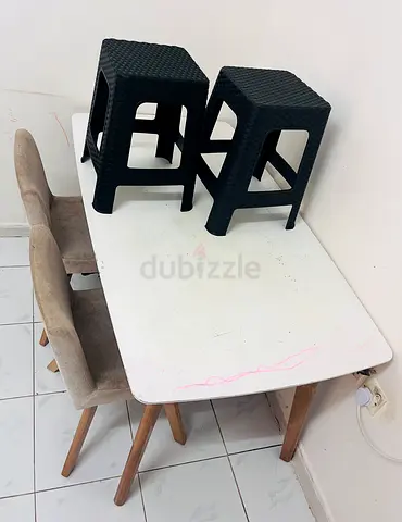 Dining Table with Stools