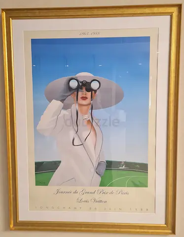 PRICE REDUCED! Razzia Louis Vuitton Longchamp 125 years poster 1988