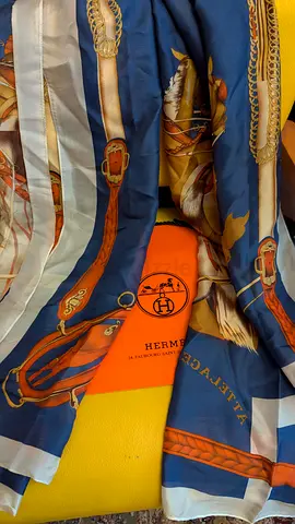 Elegant Hermès Silk Scarf