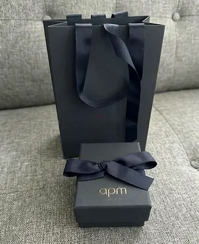 Brand New Sterling Silver 925 earrings of APM Monaco.