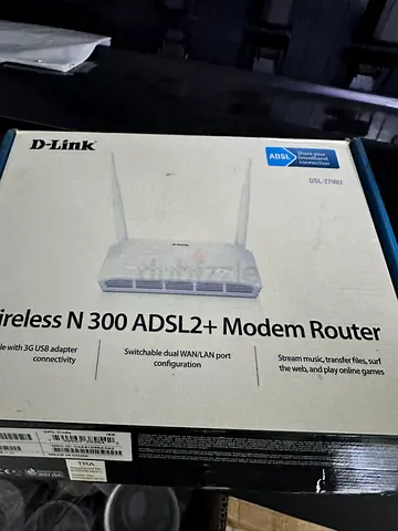 D-Link Wireless N 300 ADSL2+ Modem Router DLS2750U