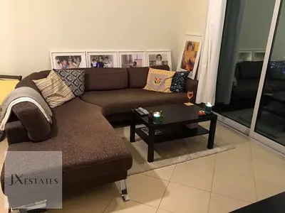 شقة واسعة مكونة من غرفتي نوم للإيجار في دبي مارينا