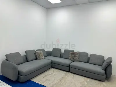 Same like new condition 2xL corner sofa grey color