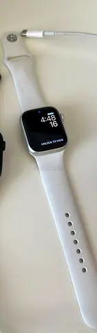 Apple New Apple Watch Series 8 (GPS 41mm) Smart watch - Silver Aluminium Case with White Sport Band