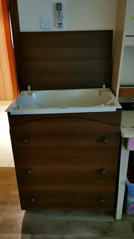 Wooden Baby Changing Table with Drawers