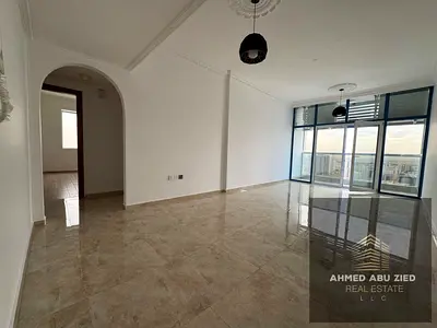 Luxury 2BR + Hall for Annual Rent in Ajman – Mushairif | Master Bedroom, Open‑View Balcony, Central