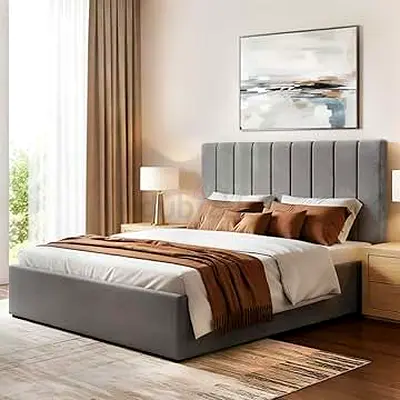 Modern queen size bed with Mattress available good quality