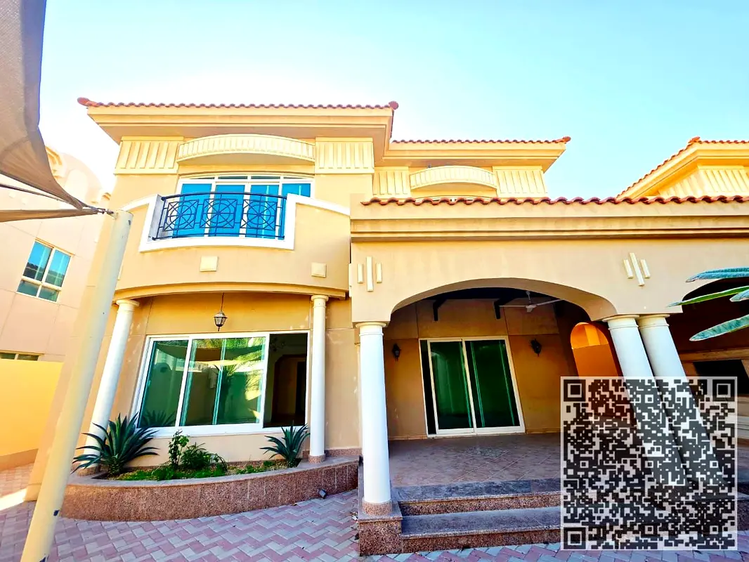 SPECIOUS BEAUTIFUL LUXURY 5 MASTER BEDROOMS WITH BIG SWIMMING POOL VILLA AVAILABLE FOR RENT IN AL SHARQAN SHARJAH..