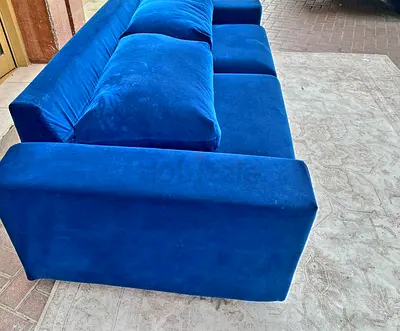 Pull out IKEA bule vimle two seater sofa bed with mattress like new condition