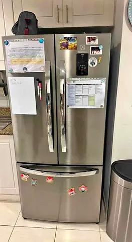 electrolux brand 3 door french like new condition perfect working 3 door more details contact me