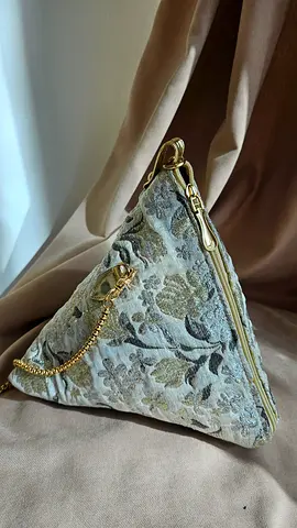 Clearance, silver pyramid shoulder bag