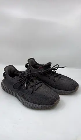 Yeezy x Adidas Black Knit Fabric Boost 350 V2 Cinder Sneakers - Size 7.5 US