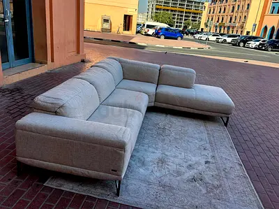 Almost like new condition Natuzzi L shape sofa