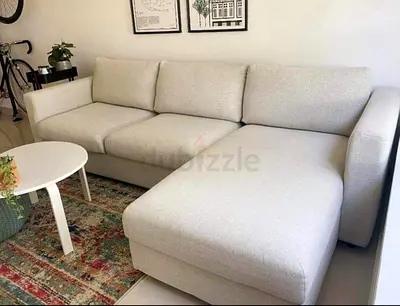 IKEA vimle L Shape Sofa Beige Good condition