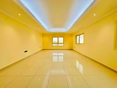 Like Brand New five BHK Villa with Mreed room cover parking wardrobe balcony open view close to road in Al Hoshi