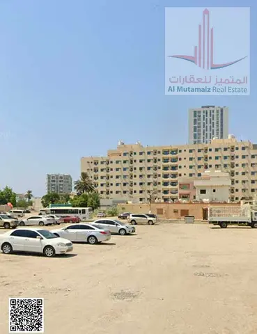 For sale in Ajman, residential/commercial land in Liwara 1 area, measuring 3175 sq ft, permit G+3, asking price 900,000