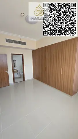 الواجهة العقارية | الجرف 3 (برج جديد - أول ساكن)  غرفتين وصالة بمساحة فسيحة وتشطيبات راقية. ■ المميزات: عدد 3 حمام لراحة أكبر + بلكونة + خزائن بالحائ