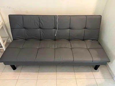 Comfortable Grey Futon Sofa