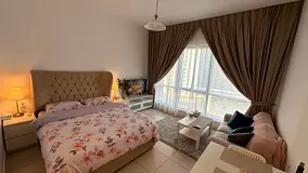 Fully Furnished Master Studio Room in Tecom Barsha heights (All bills included)