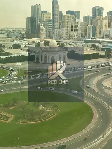 غرفتين وصاله للإيجار التعاون ( الشارقه ) لوكيشن مميز مباشرة على مخرج دبى