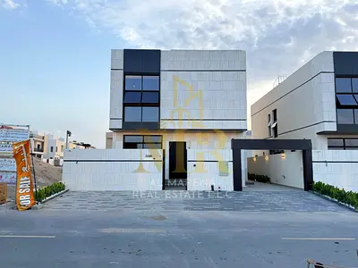 With a down payment of less than 10% | Own a luxury villa with a pool in Al Bahia, Ajman | 6 master bedrooms and a roof terrace | Competitive price in