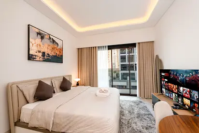 Modern Sleek Studio in Azizi Riviera