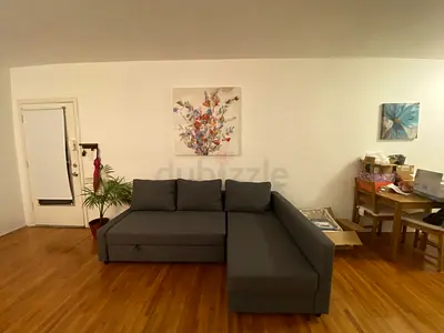 Modern Grey L-Shaped Sofa bed