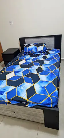 Twin Bed Set  120 x200 (Cot, Mattress ,Side Table) for Sale