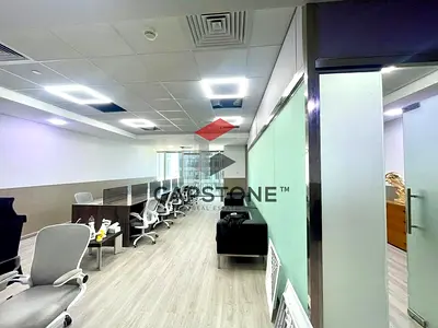 Prime Office Space | Fully Furnished | Prism Tower| Business Bay
