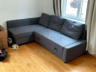 Comfortable L-Shaped Sofa-bed