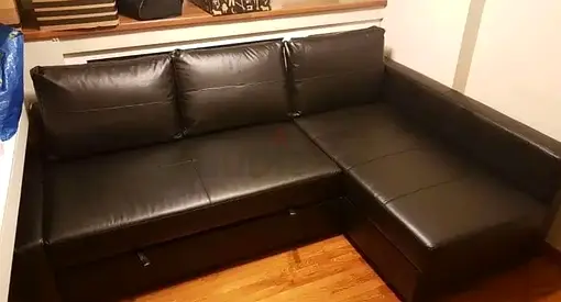 Comfortable Black Sofa bed with Storage