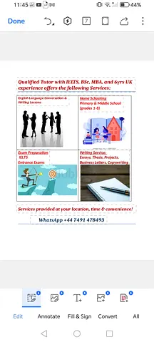 Tutoring and Writing Service