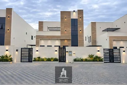 For sale a luxury villa - personalised finishing - two floors with a roof and including registration and ownership fees with electricity and water at a special pric
