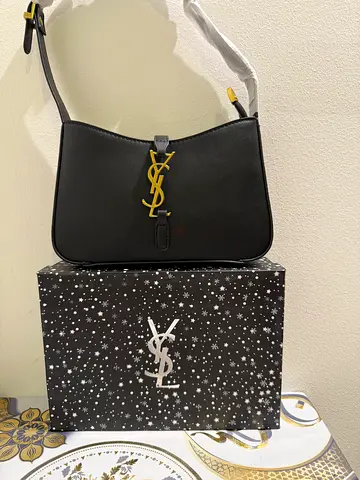 Yves Saint Laurent Black Handbag with Box