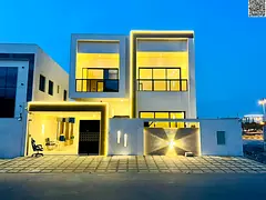 Luxury villa in Al Yasmin, Ajman, ready for immediate occupancy with high-end finishes and spacious