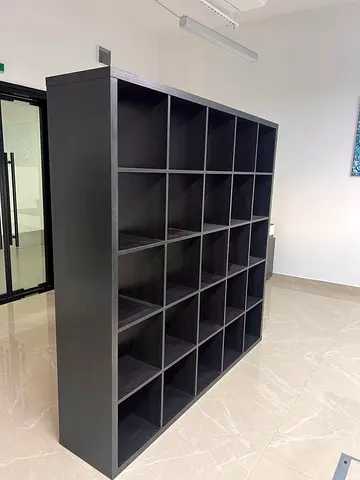 Modern Black Bookcase