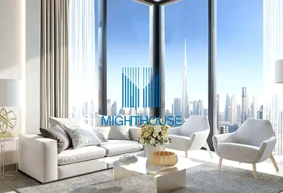 شقة مفروشة بغرفة نوم واحدة | شوبا كريك فيستاس هايتس أ | برج خليفة وإطلالة على القناة