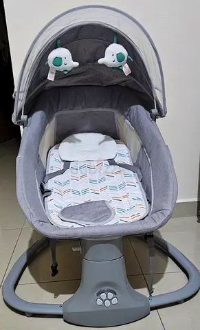 Swing is in very good condition, just like new only used for a few days remote is also available