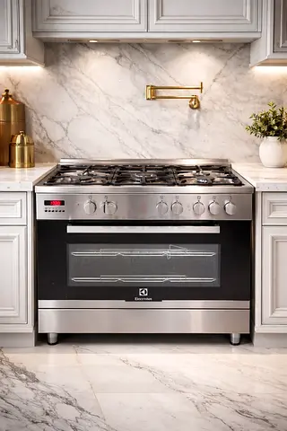 Electrolux 5 Burner Top Gas Oven Electric Cooker – 90 cm