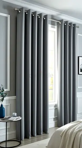 New Elegant Gray Curtains for Your Living Space