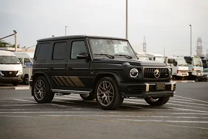 MERCEDES BENZ G63 GRAND EDITION 2024 6AA GRADE JUST LIKE NEW BLACK  GOLD FULL OPTION FRESH JAPA