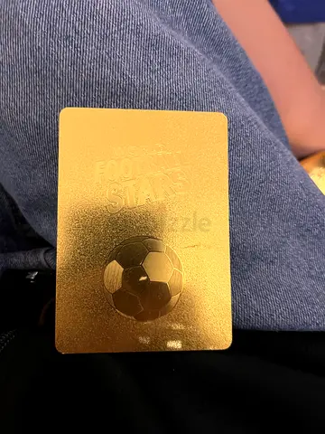 Gold Soccer Stars cards