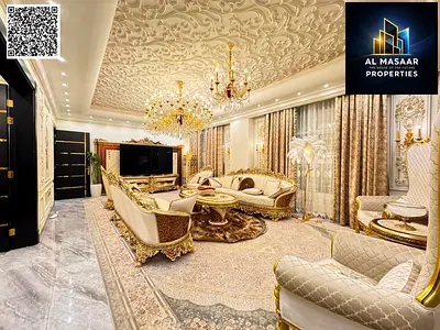 Own a luxurious two-story villa with a rooftop terrace and a fully furnished driver's room, ready for immediate occupancy, located on a corner lot wit