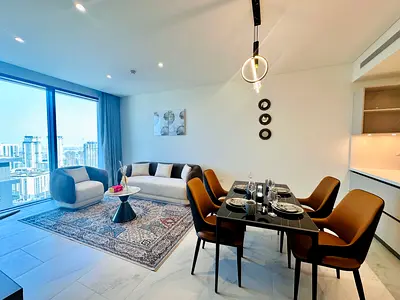 Cozy 1BR + 1 Single bed in Sobha Hartland CVG | Monthly rent