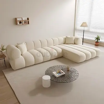 Stylish Modern Sofa with Chaise Lounge