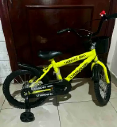 Kids Yellow Bicycle
